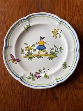 Vintage Longchamp Moustiers 6” Bread & Butter Plate